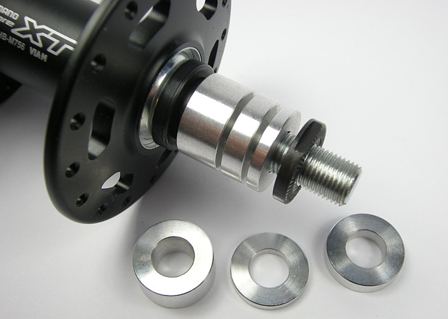 3/5/10mm CNC spacers used to precisely change hub spacing